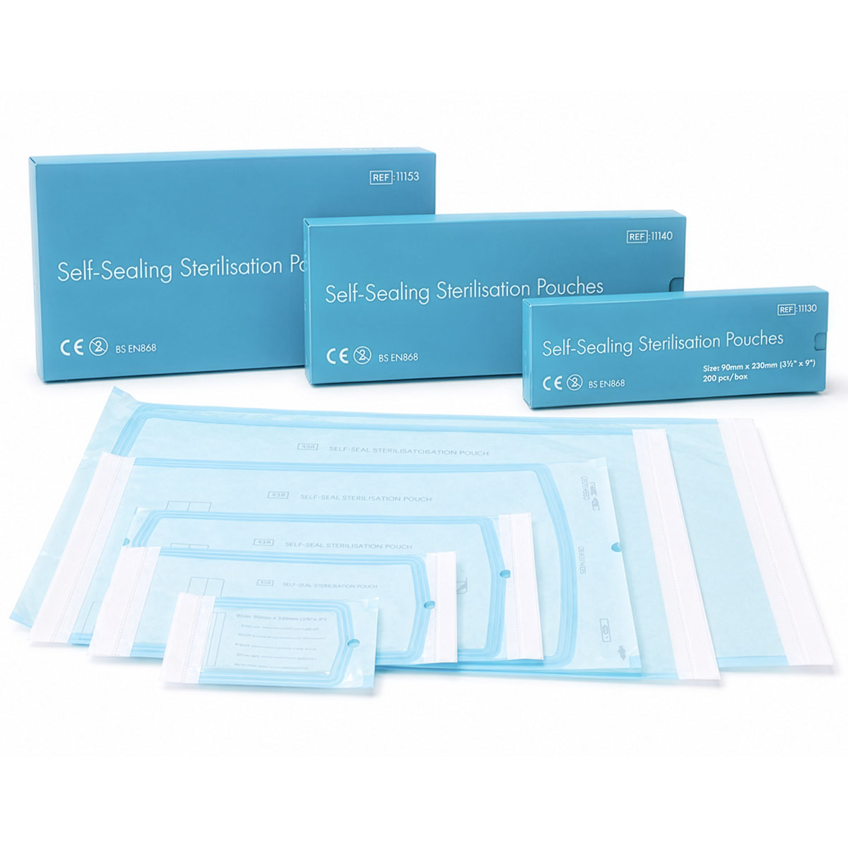 Self-Seal Autoclave Sterilisation Pouches