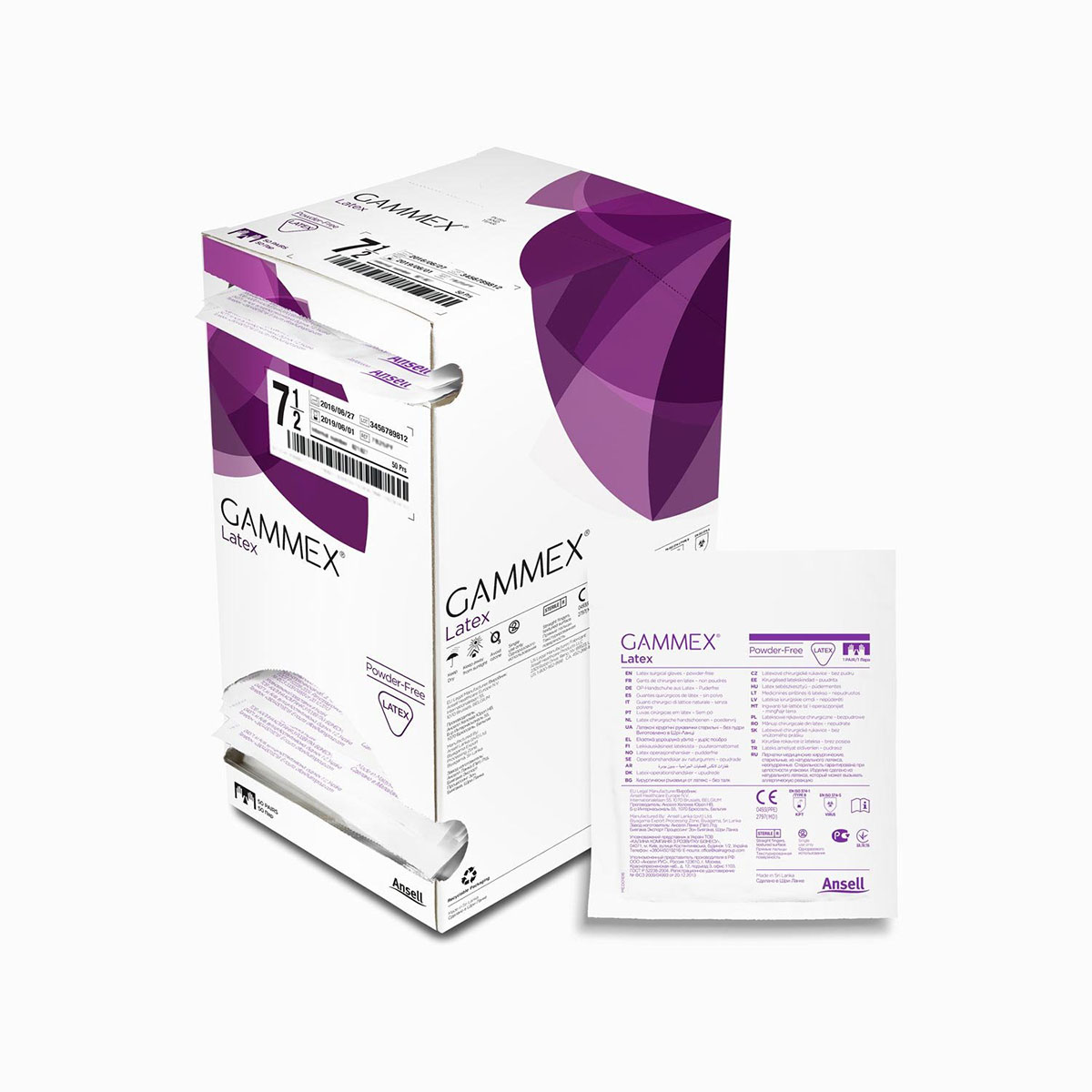Ansell Gammex Powder-Free Surgical Gloves