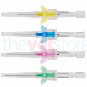 Introcan Winged IV Catheter - 22g (Blue)
