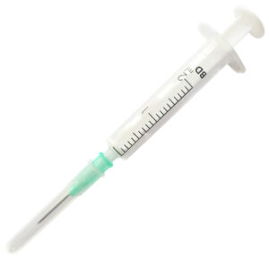 BD Discardit Syringe and Needle - (2ml, 21g x 5/8")