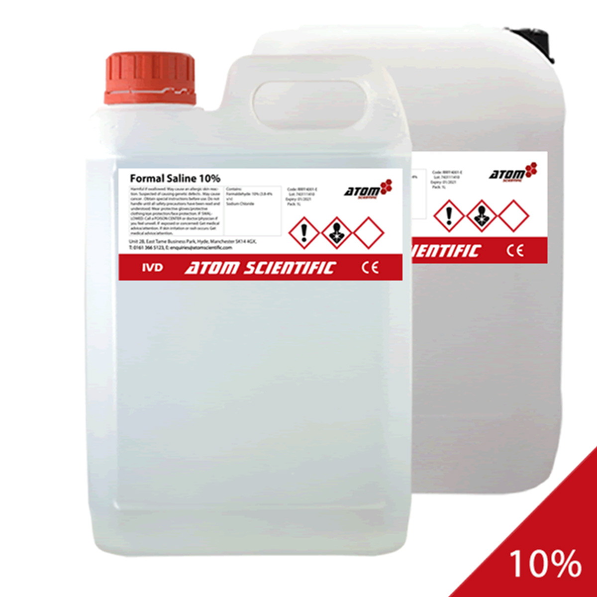 Formal Saline (10%) - 2 Litres