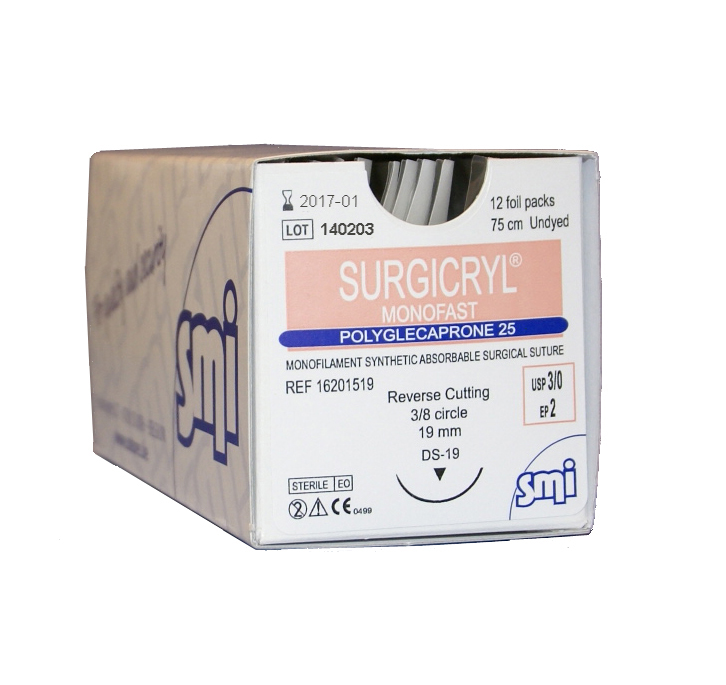 Surgicryl Monofast Suture Foil Pack