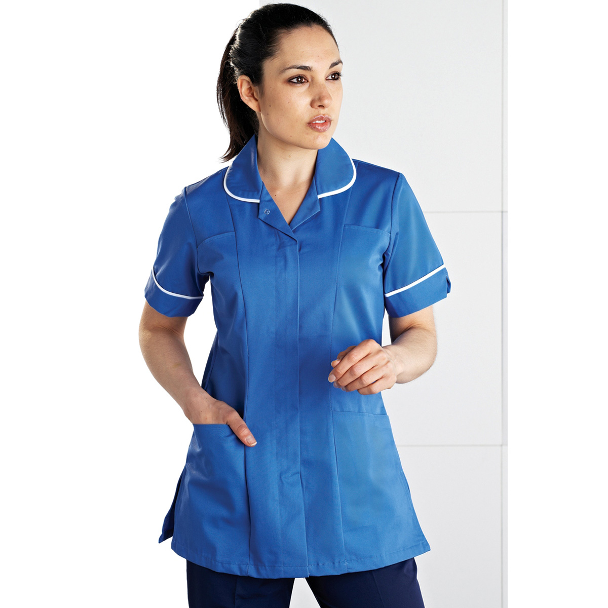 Female Nurse Zip-Fasten Tunic