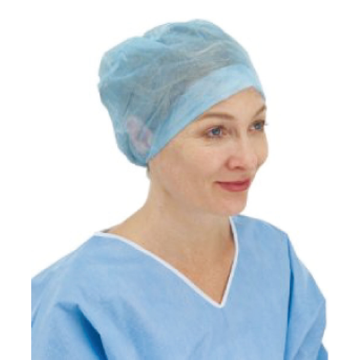 Lightweight Elasticated Nurses Cap