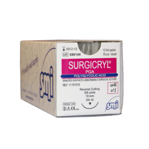 Surgicryl PGA Suture Foil Pack - 4/0 - 19mm (RC)