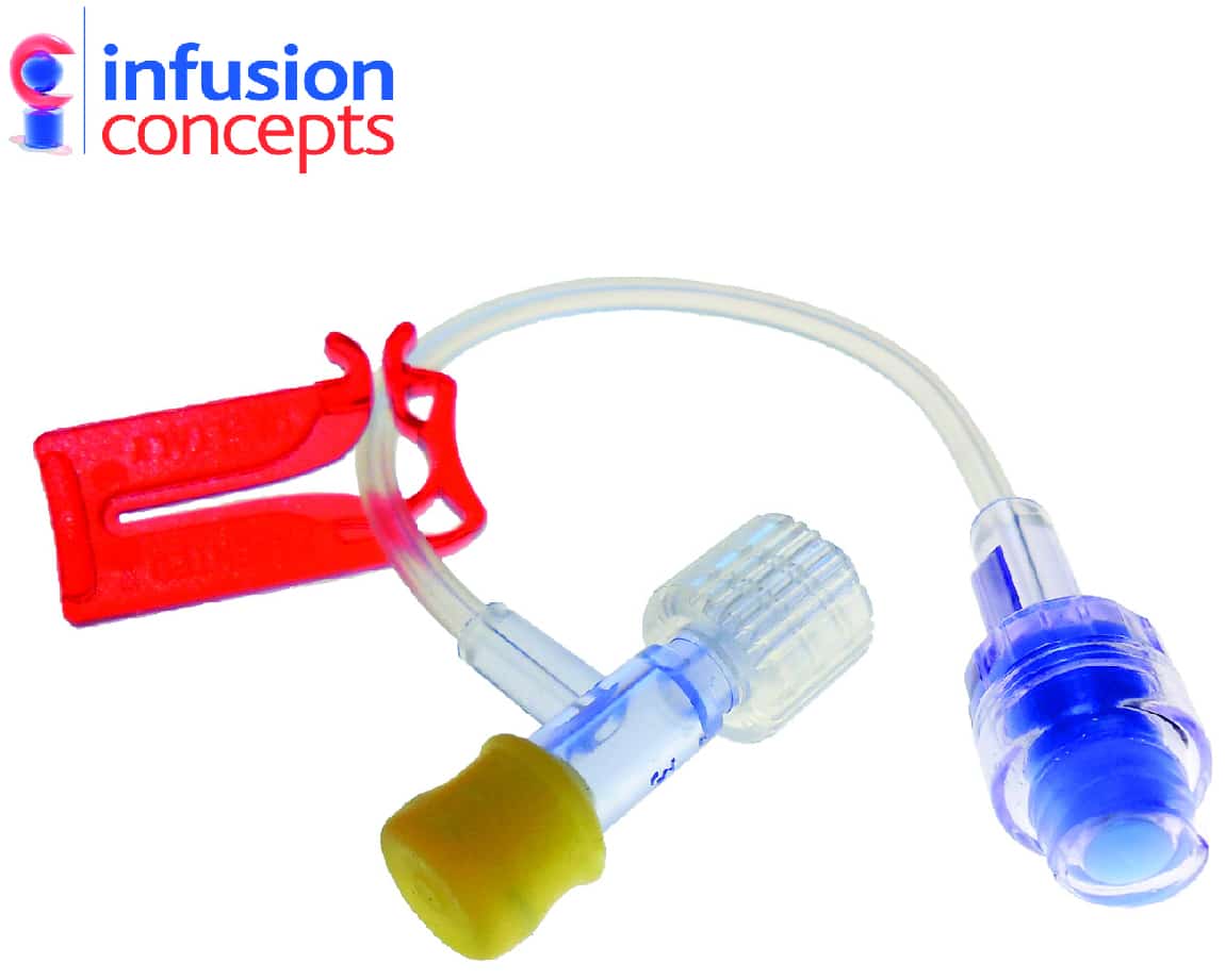 T-Connector With Needle Free Female Luer 9cm (EETCNF09)