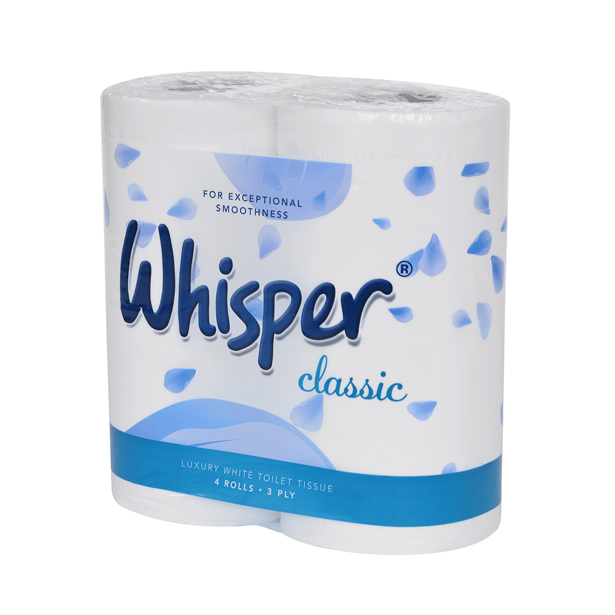 Premium Whisper Toilet Roll - 40 Pack
