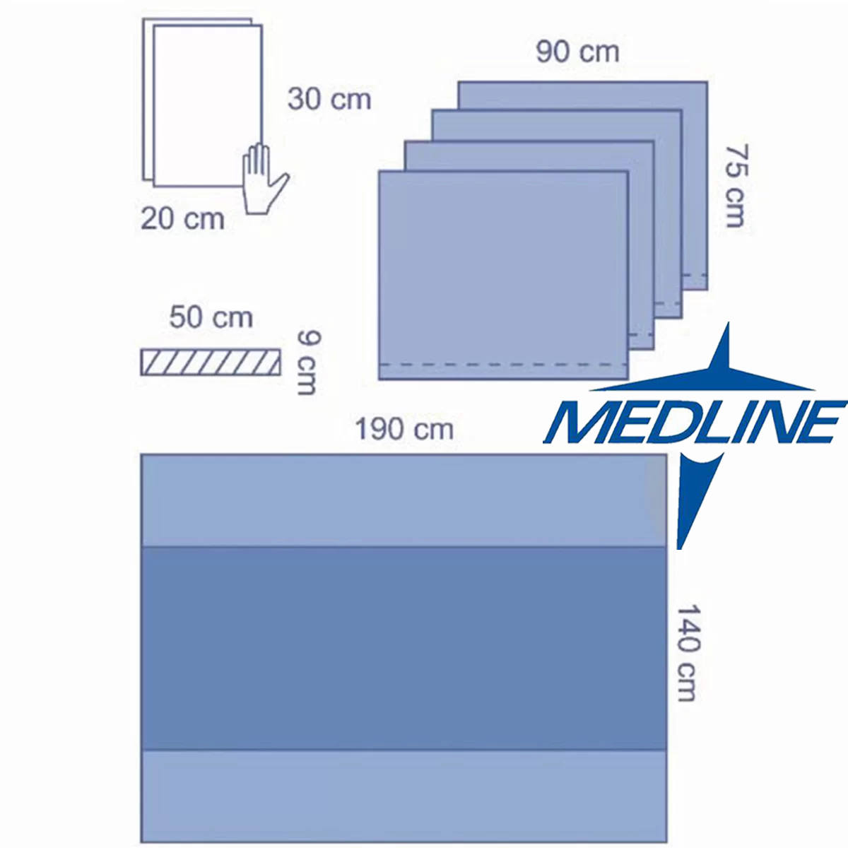 Medline Universal Surgical Drape Set