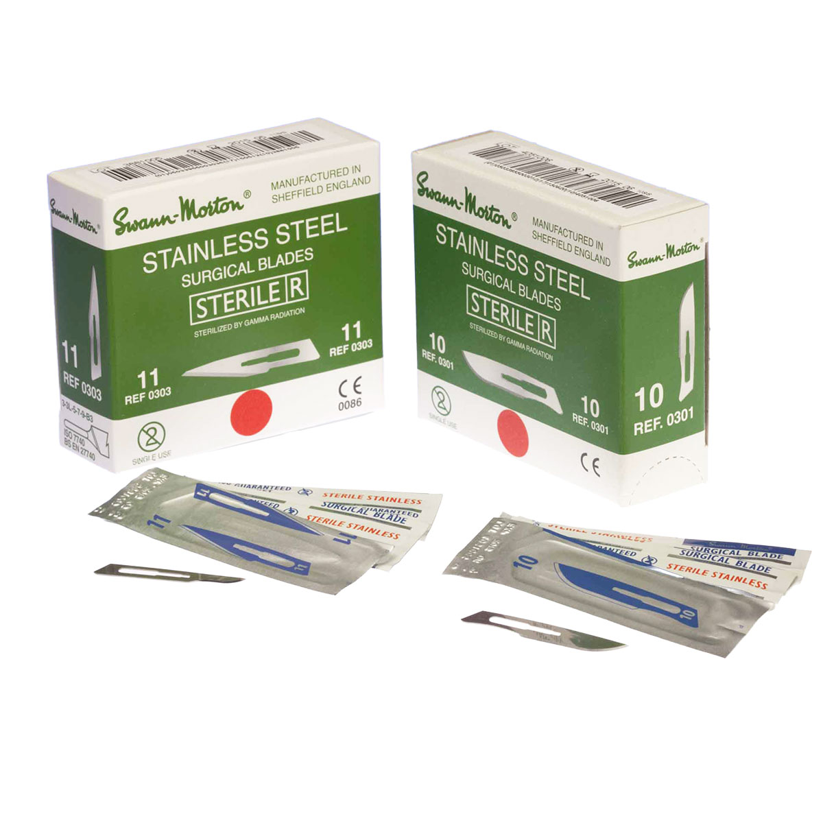 Swann-Morton Stainless Steel Blades