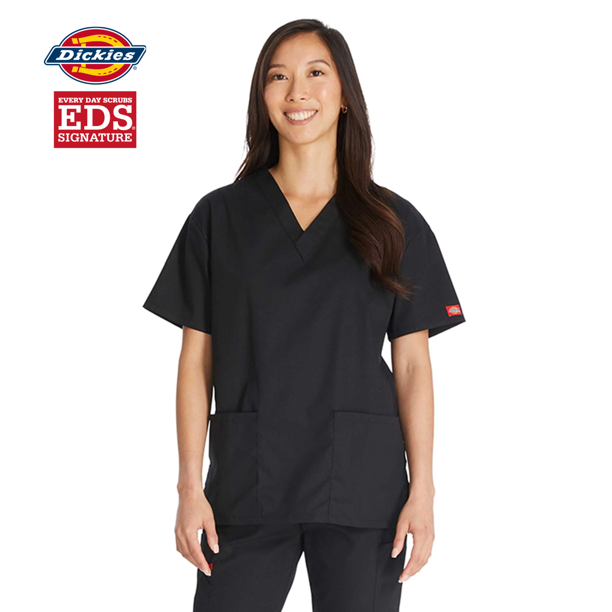 Dickies Female V-Neck Scrub Top (CH86706)