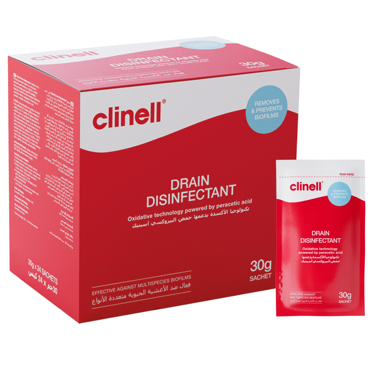 Clinell Drain Disinfectant Sachets