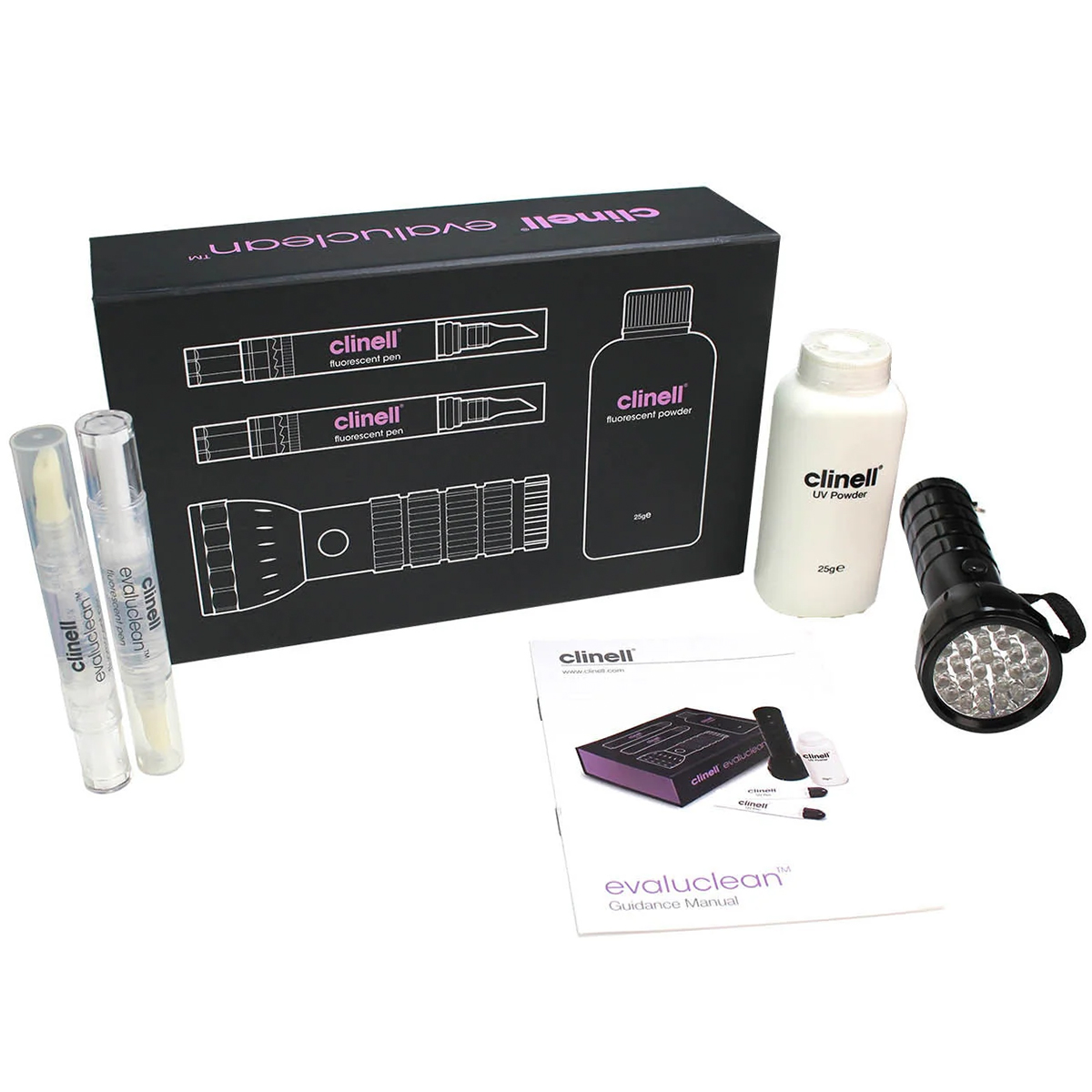 Clinell Evaluclean UV Torch Kit