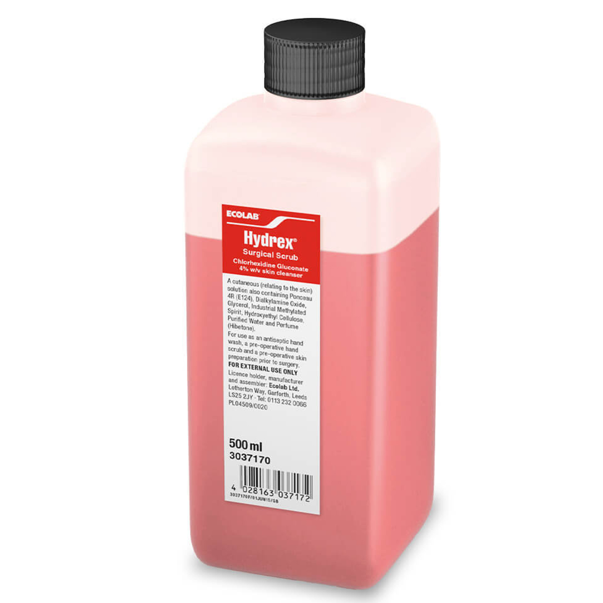 Hydrex Surgical Scrub 500ml | 4% Chlorhexidine Gluconate