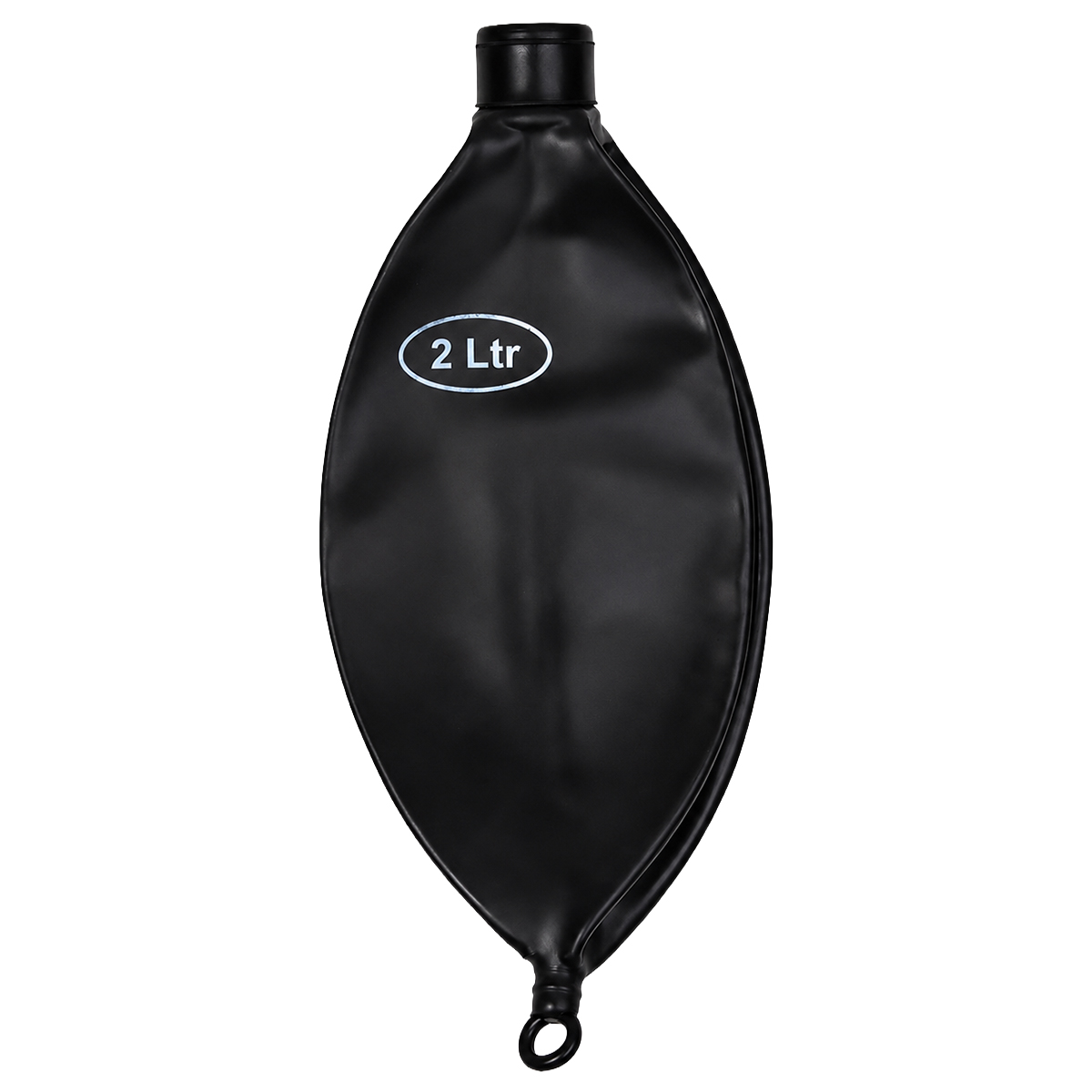 Sealed-End Black Rebreathing Bag