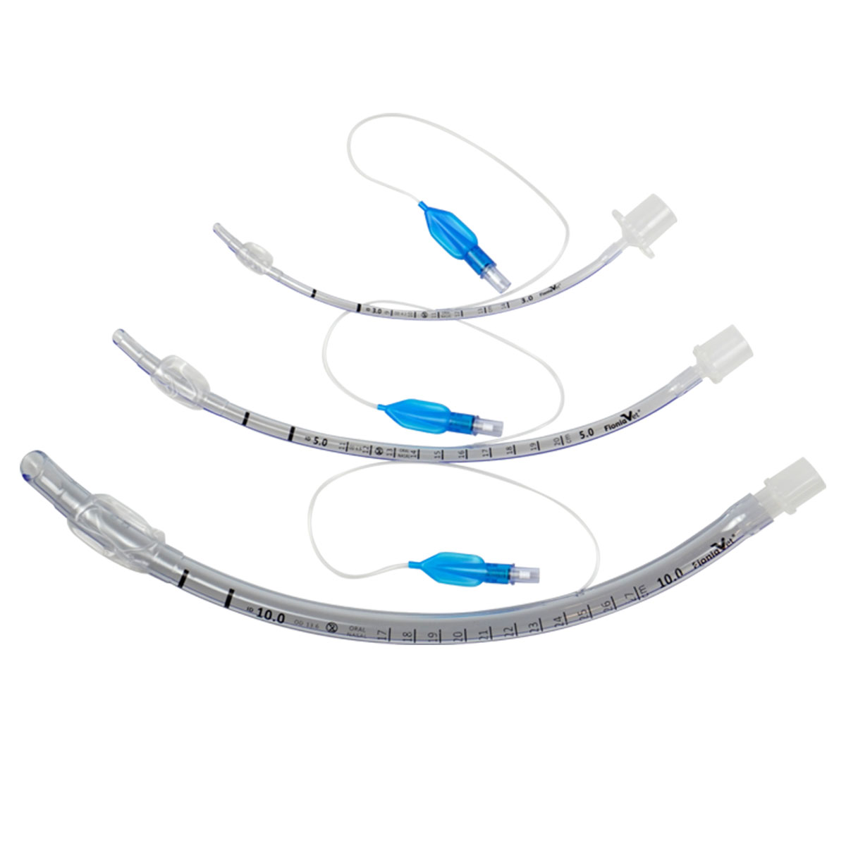 Veterinary Curved Cuffed Endotracheal Tubes