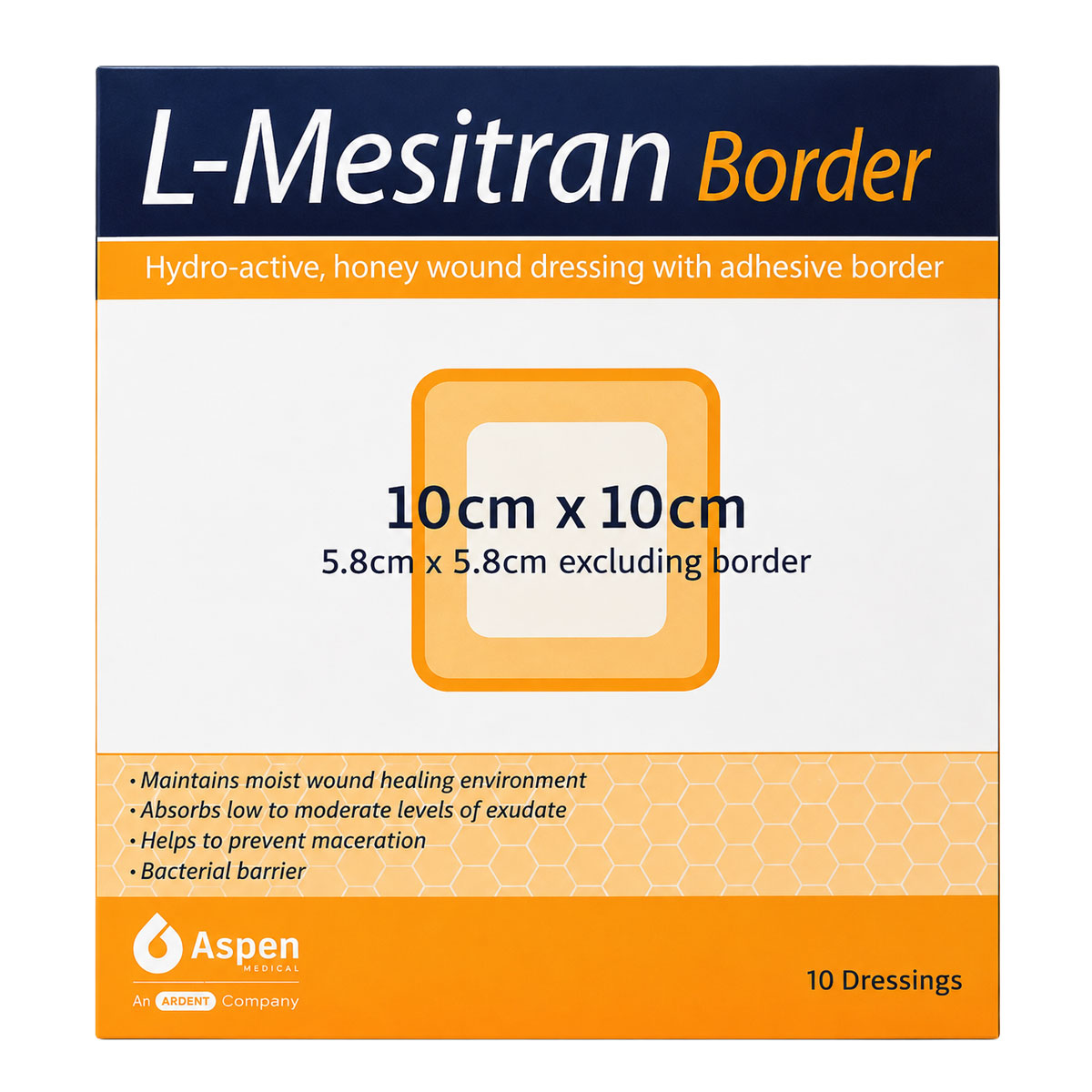 L-Mesitran Border Honey Hydrogel Dressing