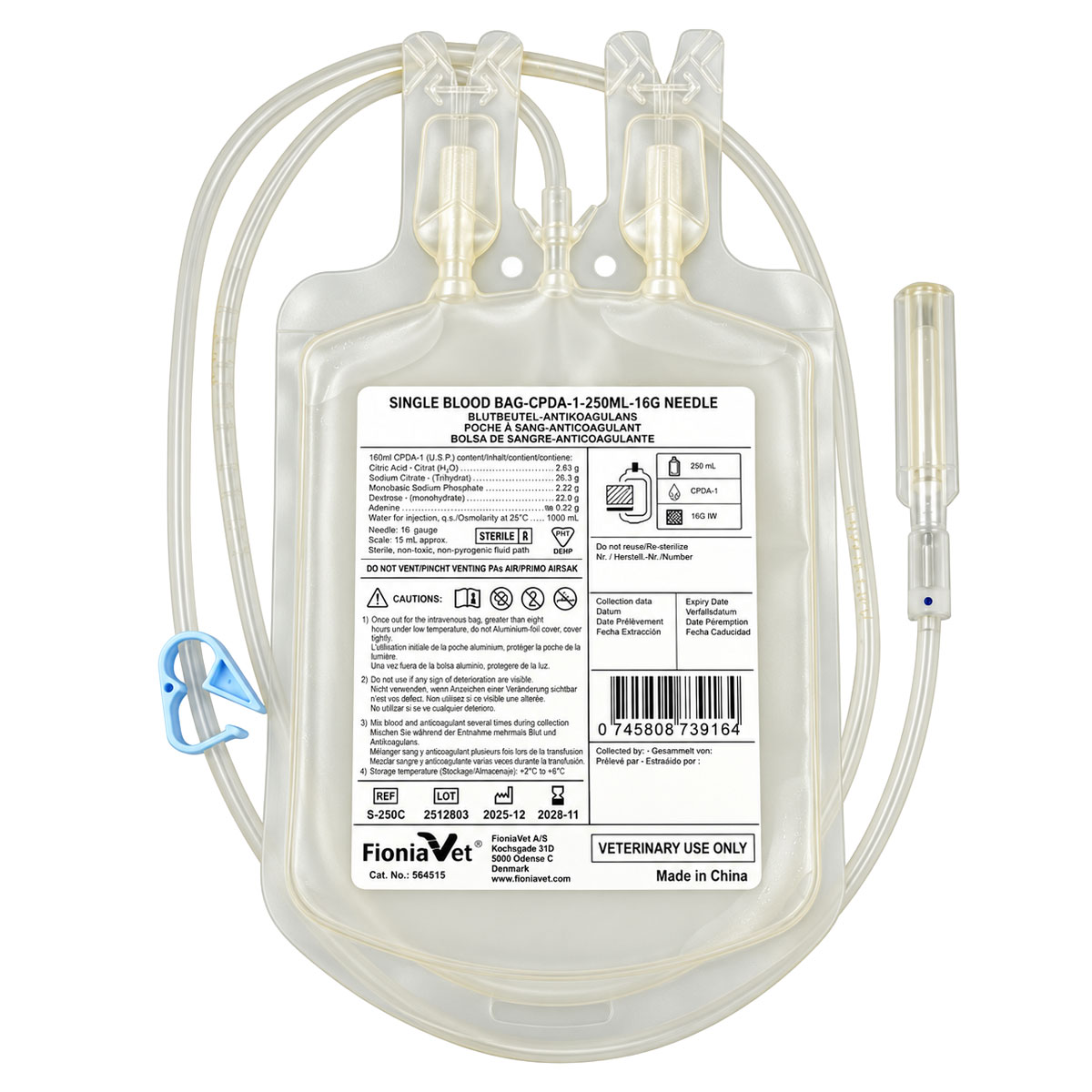 CPDA-1 Anticoagulant Blood Bag